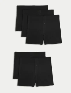 5 Pack Essential Cotton Trunks
