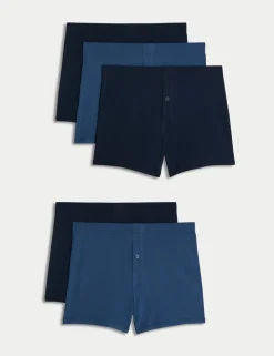 5 Pack Essential Cotton Trunks