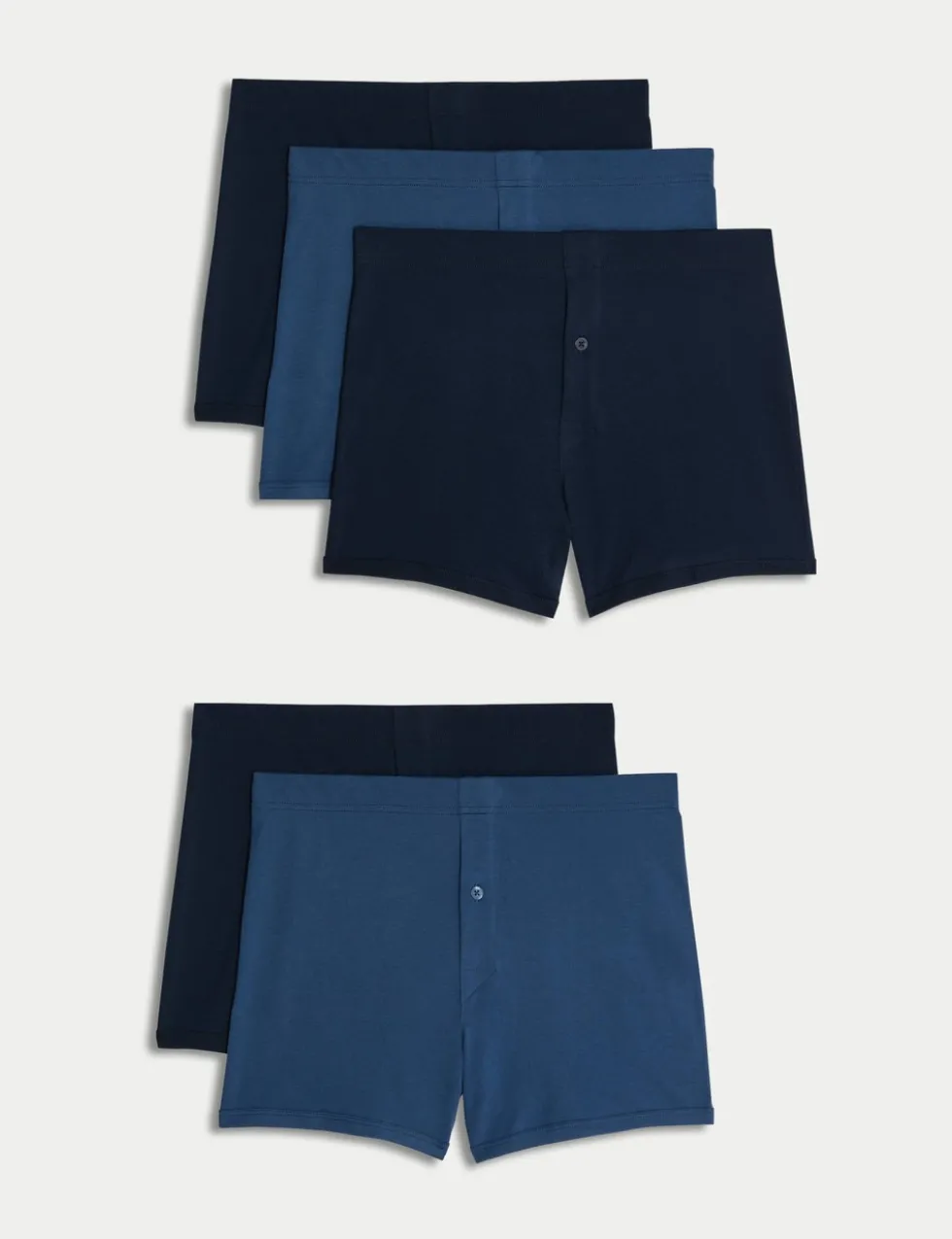5 Pack Essential Cotton Trunks