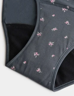 2 Pack Floral Period Bikini Knickers