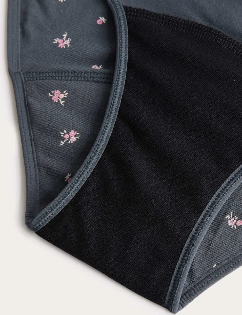2 Pack Floral Period Bikini Knickers