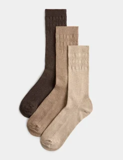3 Pack Gentle Grip Cool & Fresh™ Socks