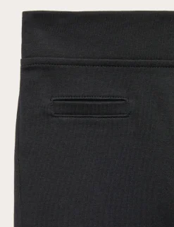 2 Pack Girls' Cotton Blend Knitted Trousers (2-18 Yrs)