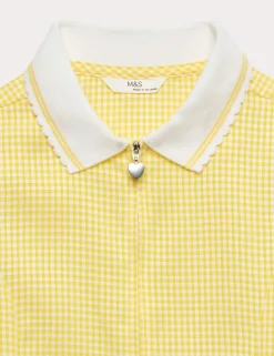 2 Pack Girls' Gingham School Dress (2-14 Yrs)