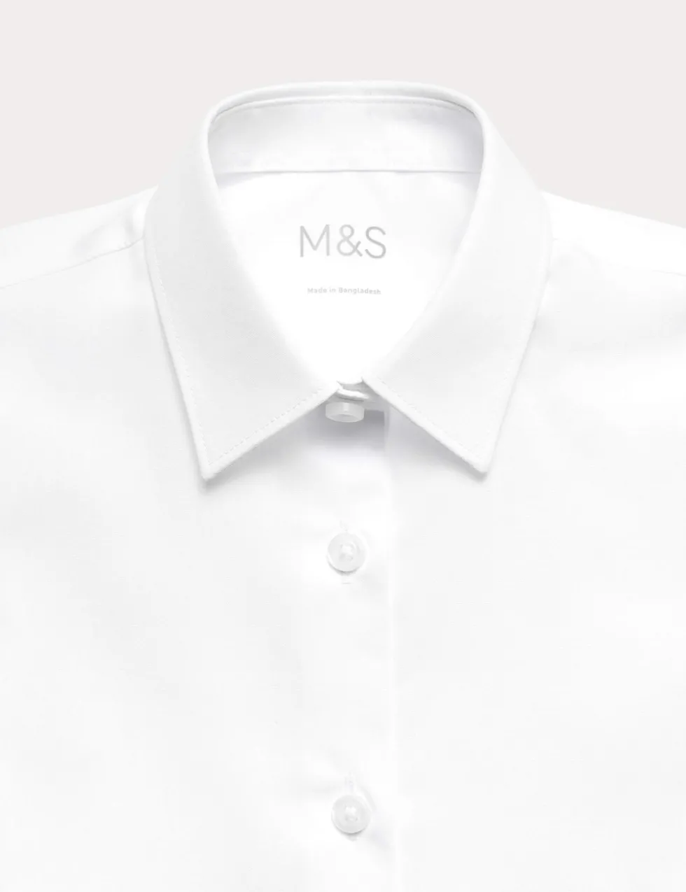 3 Pack Girls' Plus Fit Easy Iron School Shirts (4-18 Yrs)