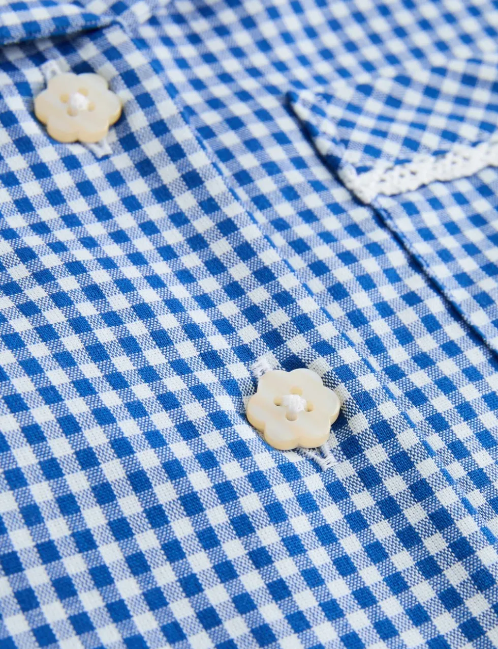 2 Pack Girls' Plus Fit Gingham School Dresses (2-15 Yrs)