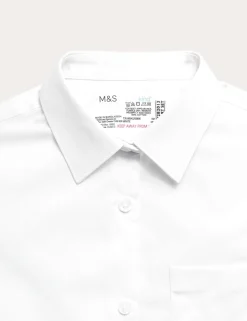 2 Pack Girls’ Regular Fit Cotton School Shirts (2-18 Yrs)