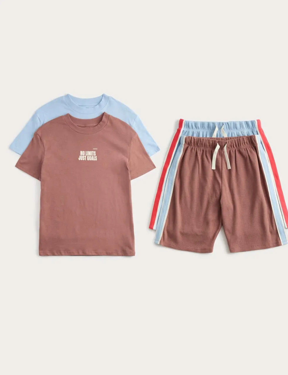 2 Pack Graphic Short Pyjama Sets (6-16 Yrs)