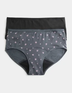 2 Pack Heavy Absorbency Period Knicker Shorts
