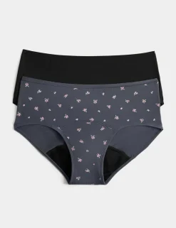 2 Pack Heavy Absorbency Period Knicker Shorts