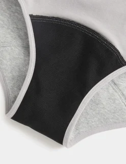 2 Pack Heavy Absorbency Period Knickers Low Rise Short