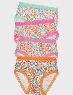 4 Pack High Rise Full Briefs