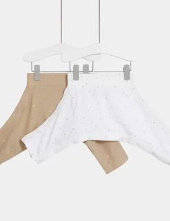 2 Pack Hip Dysplasia Cotton Rich Stars Joggers (7lbs-1 Yrs)