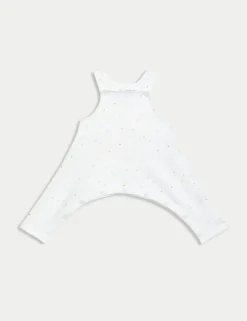 2 Pack Hip Dysplasia Cotton Rich Dungarees (7lbs-1 Yrs)