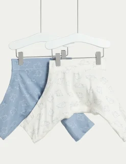 2 Pack Hip Dysplasia Cotton Rich Stars Joggers (7lbs-1 Yrs)