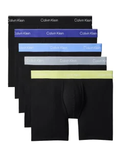 5 Pack Icon Cotton Stretch Boxers