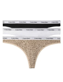 3 Pack Icon Logo Cotton Rich Thongs
