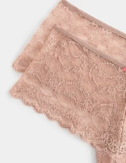 2 Pack Ida Lace High Rise Knicker Shorts
