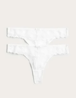2 Pack Ida Lace Thongs