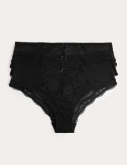 3 Pack Jasmine All Over Lace Hipster Knickers