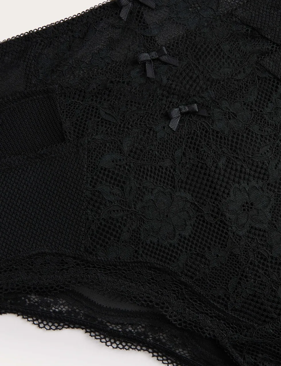 3 Pack Jasmine All Over Lace Hipster Knickers