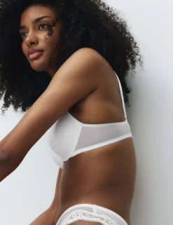 2 Pack Jasmine Lace Wired Plunge Bras (A-E)