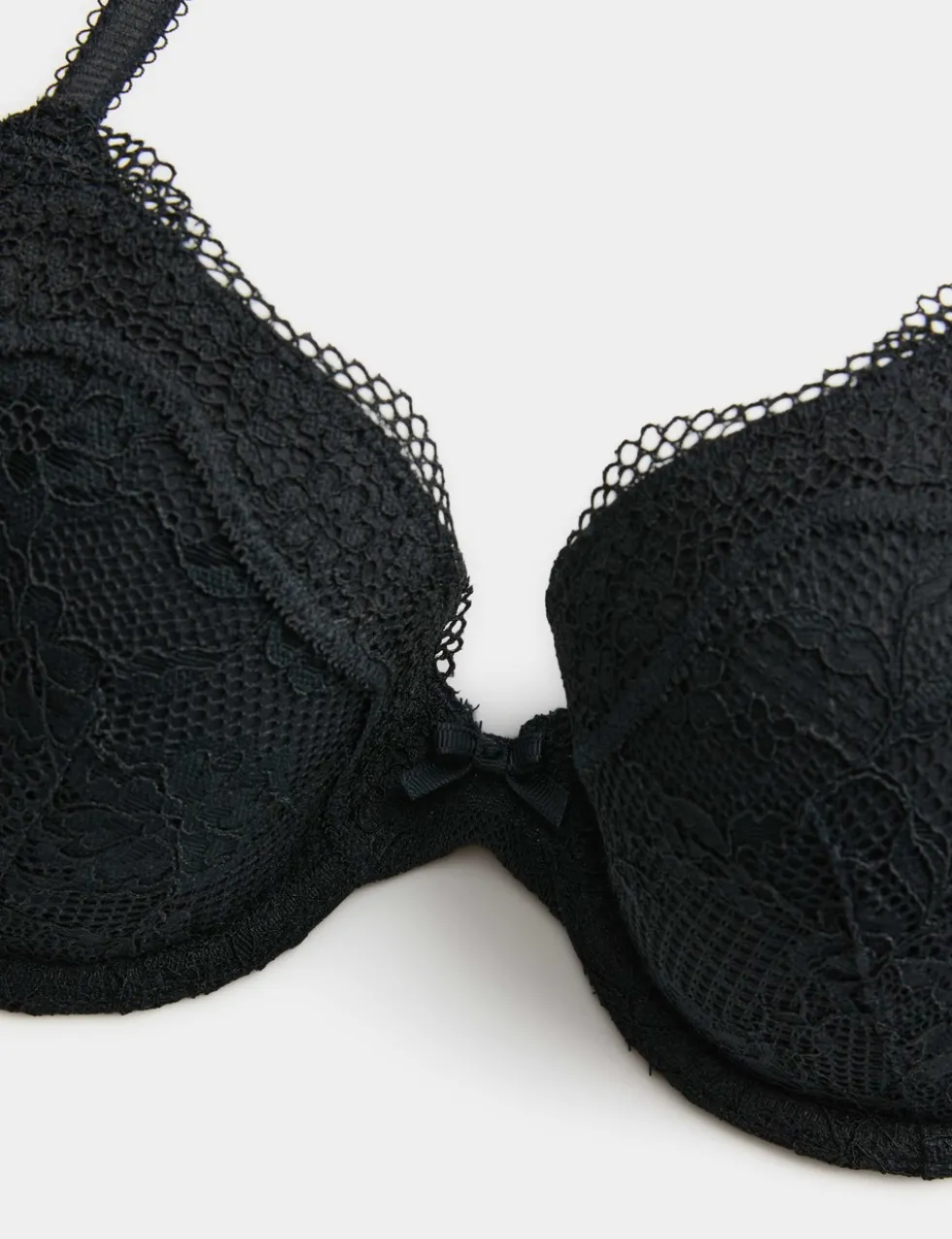 2 Pack Jasmine Lace Wired Demi Cup Bras (A-E)