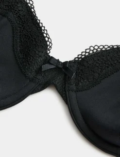 2 Pack Jasmine Lace Wired Demi Cup Bras (A-E)