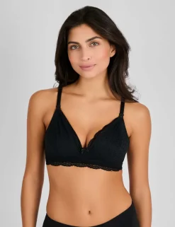 2 Pack Lace Non Wired Maternity Nursing Bras