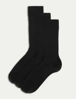 3 Pack Lambswool Rich Socks