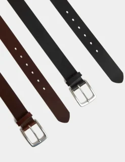 2 Pack Leather Belts