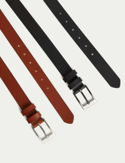 2 Pack Leather Smart Belts