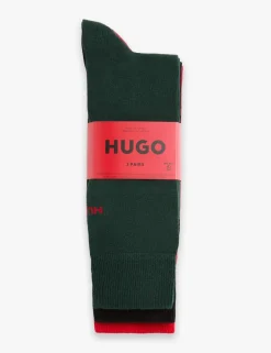 3 Pack Logo Cotton Rich Socks