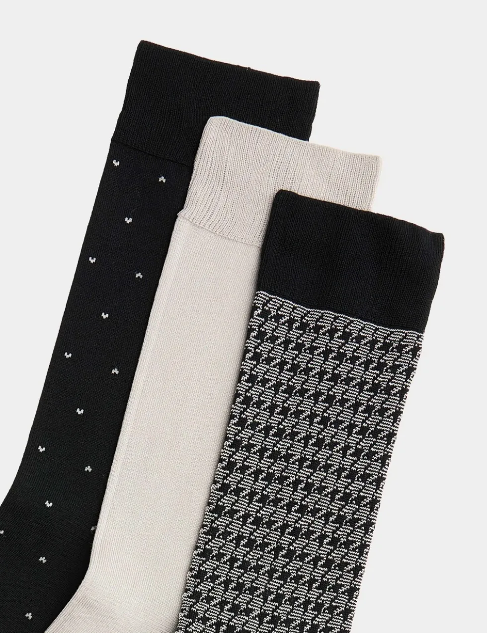 3 Pack Mercerised Cotton Rich Socks
