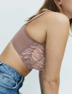 2 Pack Mesh Extra Support Bras (F-J)