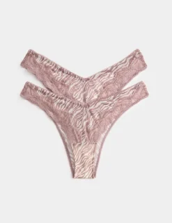 2 Pack Mesh Miami Knickers