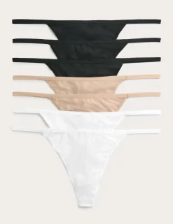 7 Pack Microfibre G-String Thongs