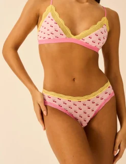 4 Pack Modal Rich Cherry Bikini Knickers