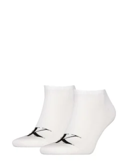 2 Pack Monogram Cotton Rich Trainer Socks