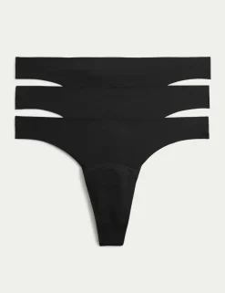 3 Pack No VPL Light Absorbency Period Thongs