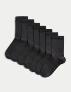 7 Pack of Ankle School Socks