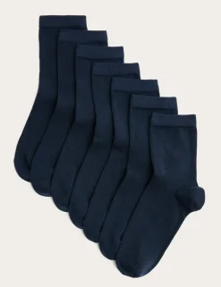 7 Pack of Ankle School Socks
