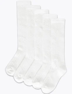 5 Pack of Knee High Pelerine Socks