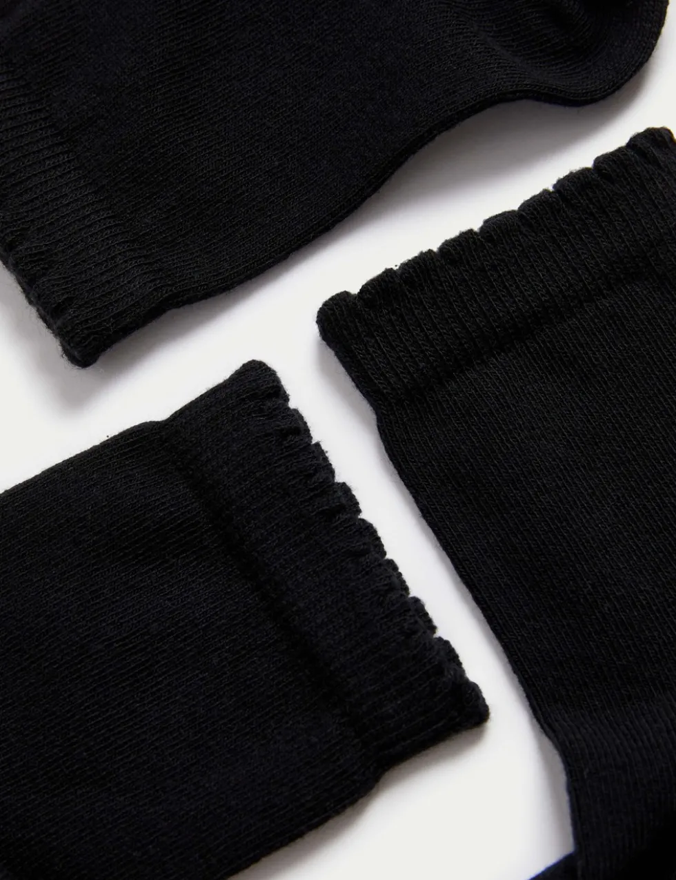 5 Pack of Short Picot Socks