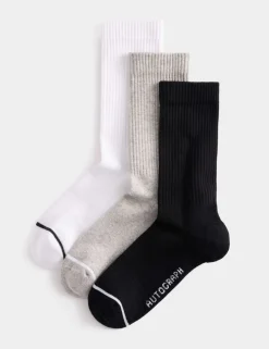 3 Pack Pima Cotton Rich Socks