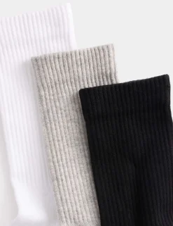 3 Pack Pima Cotton Rich Socks