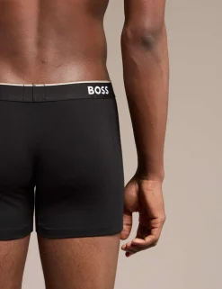 3 Pack Power Cotton Rich Logo Boxer Briefs