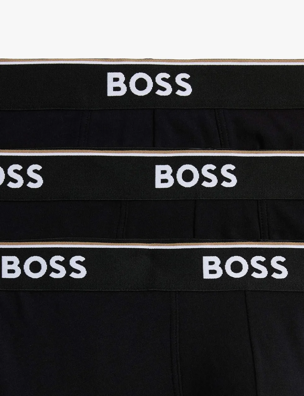 3 Pack Power Cotton Rich Logo Long Boxer Briefs