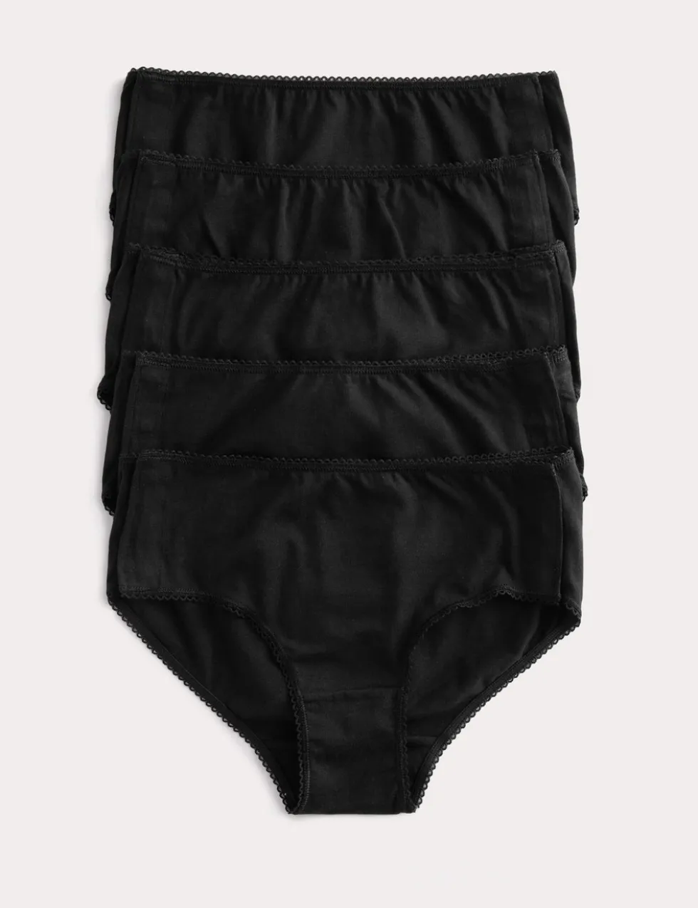 5 Pack Pure Cotton Adaptive Popper Knickers (2-16 Yrs)