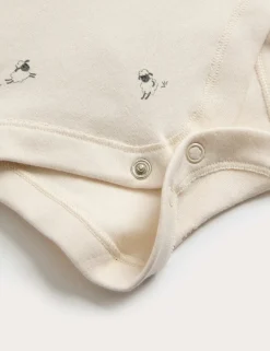 7 Pack Pure Cotton Bodysuits (5lbs-3 Yrs)